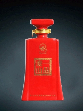 泰山红扁瓶